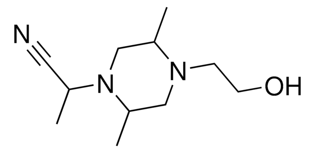 2-[4-(2-Hydroxyethyl)-2,5-dimethyl-1-piperazinyl]propanenitrile AldrichCPR