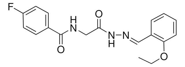 N-(2-(2-(2-ETHOXYBENZYLIDENE)HYDRAZINO)-2-OXOETHYL)-4-FLUOROBENZAMIDE AldrichCPR