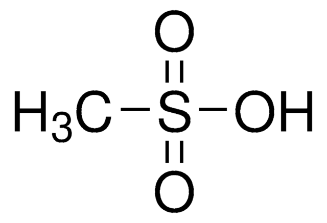 Methanesulfonic acid concentrate 0.1&#160;M CH3SO3H in water (0.1N), eluent concentrate for IC