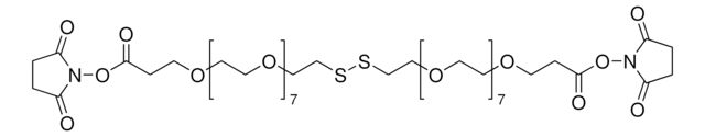 4,7,10,13,16,19,22,25,32,35,38,41,44,47,50,53-Hexadecaoxa-28,29-dithiahexapentacontanedioic acid di-N-succinimidyl ester &#8805;94% (oligomer purity)