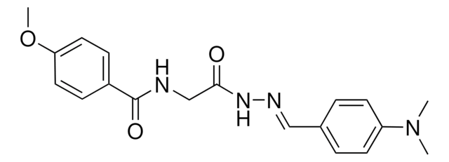 N-(2-(2-(4-(DIMETHYLAMINO)BENZYLIDENE)HYDRAZINO)-2-OXOETHYL)-4-METHOXYBENZAMIDE AldrichCPR