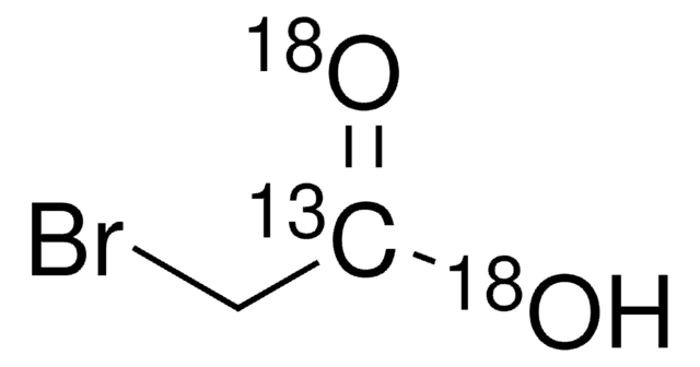 溴乙酸-1-13C,18O2 99 atom % 13C, 95 atom % 18O, 97% (CP)