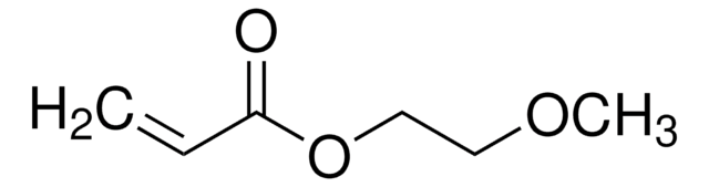 Ethylene glycol methyl ether acrylate contains 50-100&#160;ppm MEHQ as inhibitor, 98%