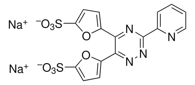 3-(2-Pyridyl)-5,6-di(2-furyl)-1,2,4-triazine-5&#8242;,5&#8242;&#8242;-disulfonic acid disodium salt for spectrophotometric det. of Fe, &#8805;99.0%