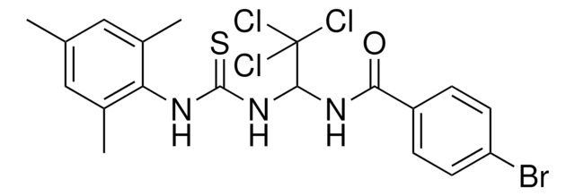 4-BROMO-N-(2,2,2-TRICHLORO-1-(((MESITYLAMINO)CARBOTHIOYL)AMINO)ETHYL)BENZAMIDE AldrichCPR
