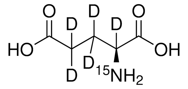 L-谷氨酸-15N,2,3,3,4,4-d5 97 atom % D, 98 atom % 15N, 95% (CP)