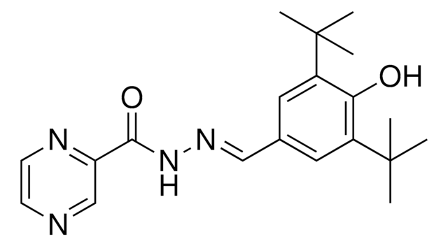 PYRAZINE-2-CARBOXYLIC ACID (3,5-DI-TERT-BUTYL-4-HYDROXY-BENZYLIDENE)-HYDRAZIDE AldrichCPR