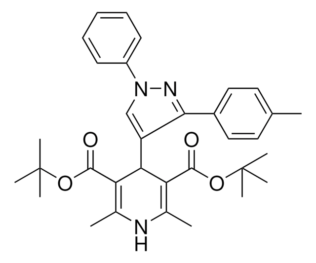 DI(TERT-BUTYL) 2,6-DIMETHYL-4-[3-(4-METHYLPHENYL)-1-PHENYL-1H-PYRAZOL-4-YL]-1,4-DIHYDRO-3,5-PYRIDINEDICARBOXYLATE AldrichCPR