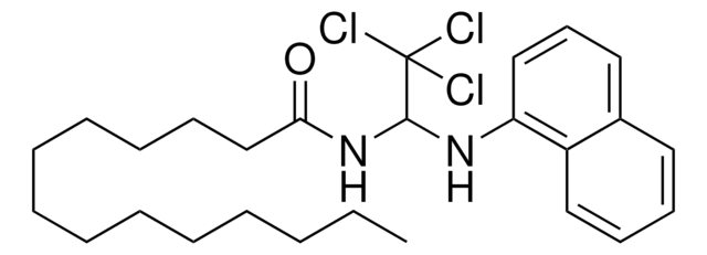 TETRADECANOIC ACID (2,2,2-TRICHLORO-1-(NAPHTHALEN-1-YLAMINO)-ETHYL)-AMIDE AldrichCPR