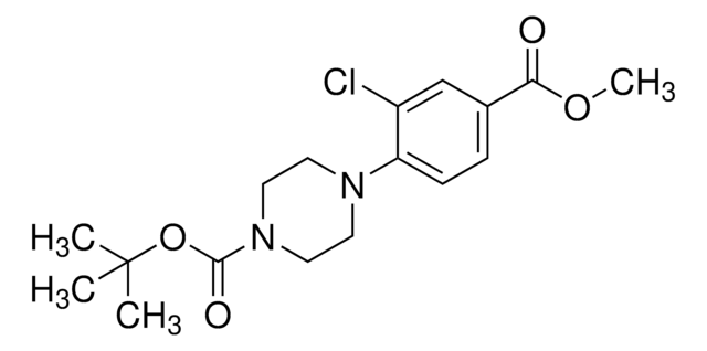 tert-Butyl 4-[2-chloro-4-(methoxycarbonyl)phenyl]-1-piperazinecarboxylate AldrichCPR