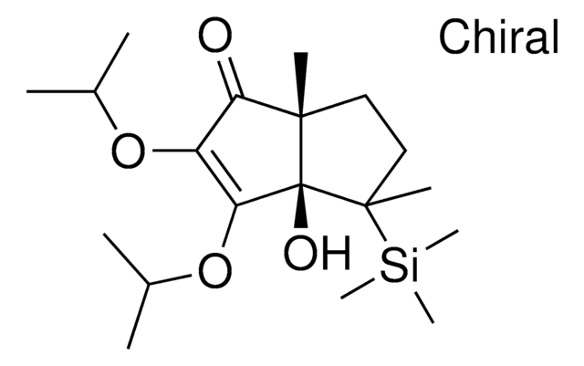 (3AR,6AR)-3A-HYDROXY-2,3-DIISOPROPOXY-4,6A-DIMETHYL-4-(TRIMETHYLSILYL)-4,5,6,6A-TETRAHYDRO-1(3AH)-PENTALENONE AldrichCPR