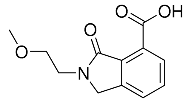 2-(2-Methoxyethyl)-3-oxo-4-isoindolinecarboxylic acid AldrichCPR