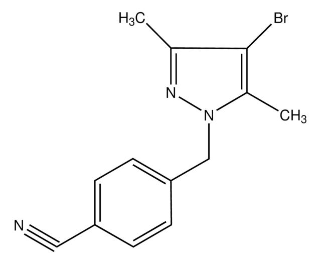 4-((4-Bromo-3,5-dimethyl-1H-pyrazol-1-yl)methyl)benzonitrile