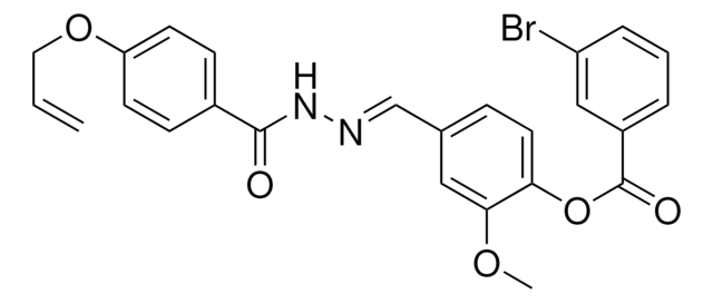 4-(2-(4-(ALLYLOXY)BENZOYL)CARBOHYDRAZONOYL)-2-METHOXYPHENYL 3-BROMOBENZOATE AldrichCPR