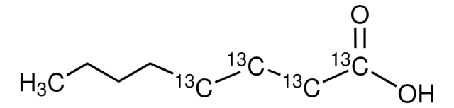 Octanoic acid-1,2,3,4-13C4 99 atom % 13C, 99% (CP)