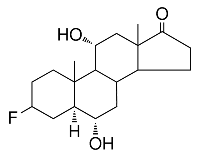 3-BETA-FLUORO-6-ALPHA,11-ALPHA-DIHYDROXY-5-ALPHA-ANDROSTAN-17-ONE AldrichCPR