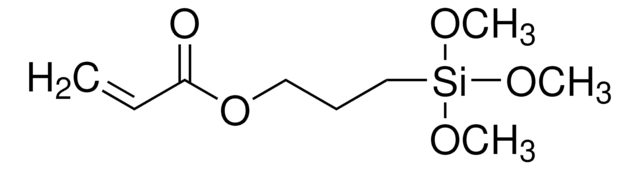 3-(三甲氧基甲硅基)丙烯酸丙酯 92%, contains 100&#160;ppm BHT as inhibitor