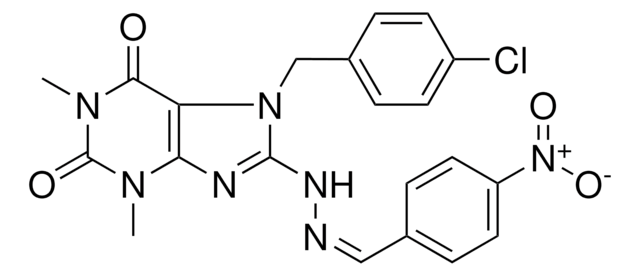 4-NITROBENZALDEHYDE [7-(4-CHLOROBENZYL)-1,3-DIMETHYL-2,6-DIOXO-2,3,6,7-TETRAHYDRO-1H-PURIN-8-YL]HYDRAZONE AldrichCPR