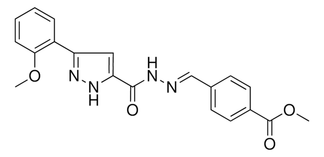 4-((5-(2-MEO-PH)-2H-PYRAZOLE-3-CARBONYL)-HYDRAZONOMETHYL)-BENZOIC ACID ME ESTER AldrichCPR