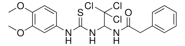 2-PH-N-(2,2,2-TRICHLORO-1-(((3,4-DIMETHOXYANILINO)CARBOTHIOYL)AMINO)ET)ACETAMIDE AldrichCPR