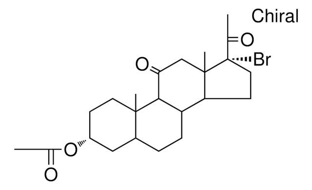 (3alpha)-17-bromo-11,20-dioxopregnan-3-yl acetate AldrichCPR