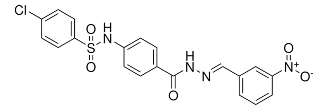 4-CL-N-(4-((2-(3-NITROBENZYLIDENE)HYDRAZINO)CARBONYL)PHENYL)BENZENESULFONAMIDE AldrichCPR