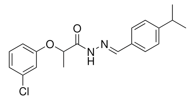2-(3-CHLOROPHENOXY)-N'-[(4-ISOPROPYLPHENYL)METHYLIDENE]PROPANOHYDRAZIDE AldrichCPR