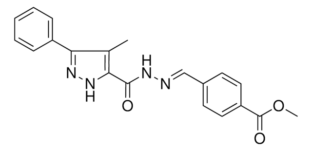 4-((4-ME-5-PH-2H-PYRAZOLE-3-CARBONYL)-HYDRAZONOMETHYL)-BENZOIC ACID METHYL ESTER AldrichCPR