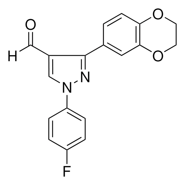 3-(2,3-DIHYDRO-1,4-BENZODIOXIN-6-YL)-1-(4-FLUOROPHENYL)-1H-PYRAZOLE-4-CARBALDEHYDE AldrichCPR