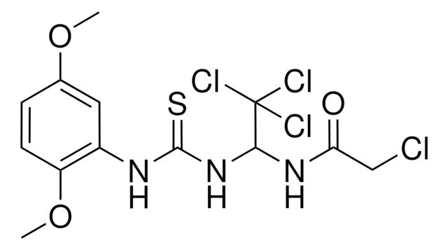 2-CL-N-(2,2,2-TRICHLORO-1-(((2,5-DIMETHOXYANILINO)CARBOTHIOYL)AMINO)ET)ACETAMIDE AldrichCPR