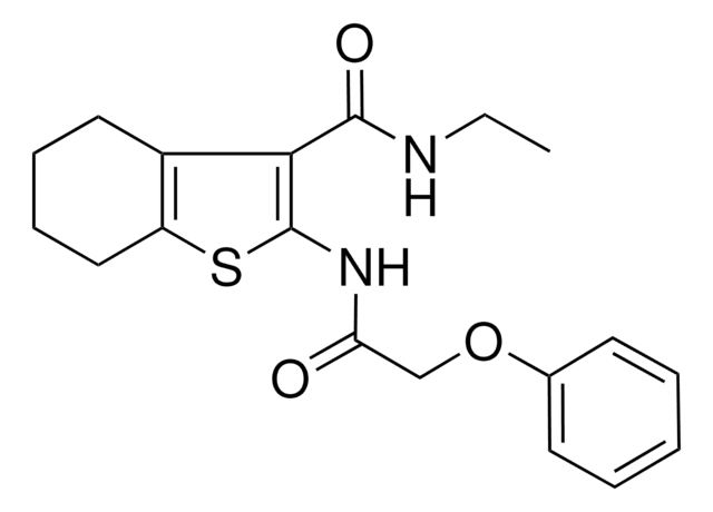 N-ET-2-((PHENOXYACETYL)AMINO)-4,5,6,7-TETRAHYDRO-1-BENZOTHIOPHENE-3-CARBOXAMIDE AldrichCPR