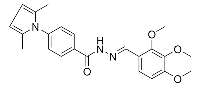 4-(2,5-DIMETHYL-1H-PYRROL-1-YL)-N'-(2,3,4-TRIMETHOXYBENZYLIDENE)BENZOHYDRAZIDE AldrichCPR