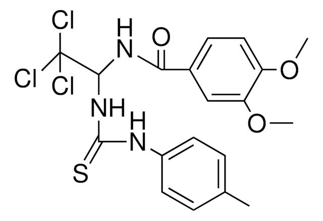 3,4-DIMETHOXY-N-(2,2,2-TRICHLORO-1-(3-P-TOLYL-THIOUREIDO)-ETHYL)-BENZAMIDE AldrichCPR