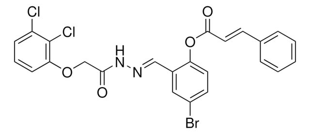 4-BR-2-(2-((2,3-DICHLOROPHENOXY)ACETYL)CARBOHYDRAZONOYL)PHENYL 3-PHENYLACRYLATE AldrichCPR