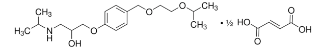 比索洛尔 半富马酸盐 &#8805;98% (HPLC), solid