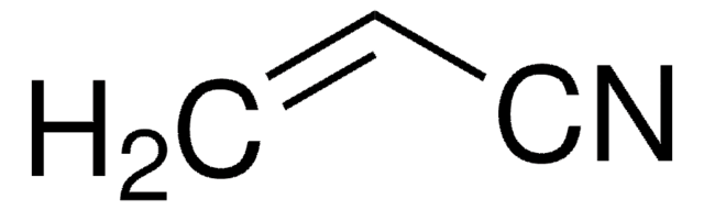 Acrylonitrile &#8805;99%, contains 35-45&#160;ppm monomethyl ether hydroquinone as inhibitor