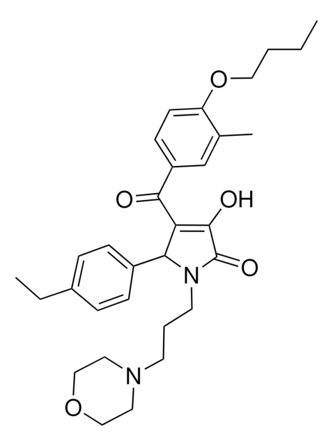 4-(4-BUTOXY-3-METHYLBENZOYL)-5-(4-ETHYLPHENYL)-3-HYDROXY-1-[3-(4-MORPHOLINYL)PROPYL]-1,5-DIHYDRO-2H-PYRROL-2-ONE AldrichCPR