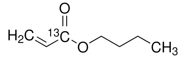 丙烯酸丁酯-1-13C &#8805;99 atom % 13C, &#8805;99% (CP), contains 10-50&#160;ppm methyl ethyl hydroquinone as stabilizer