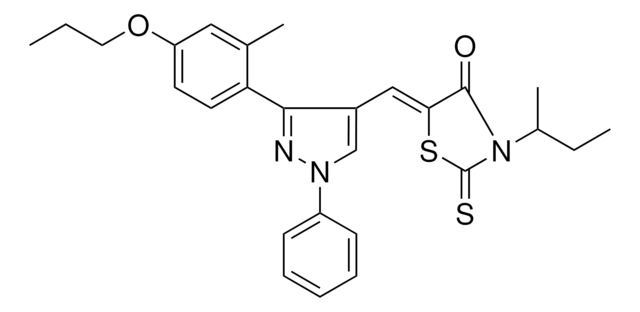 (5Z)-3-SEC-BUTYL-5-{[3-(2-METHYL-4-PROPOXYPHENYL)-1-PHENYL-1H-PYRAZOL-4-YL]METHYLENE}-2-THIOXO-1,3-THIAZOLIDIN-4-ONE AldrichCPR