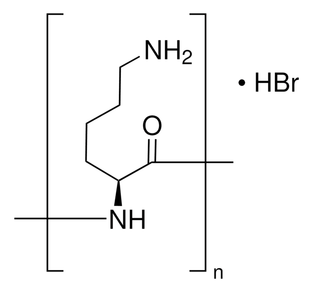 Poly-L-lysine hydrobromide mol wt 4,000-15,000 by viscosity