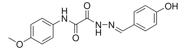 2-(2-(4-HYDROXYBENZYLIDENE)HYDRAZINO)-N-(4-METHOXYPHENYL)-2-OXOACETAMIDE AldrichCPR