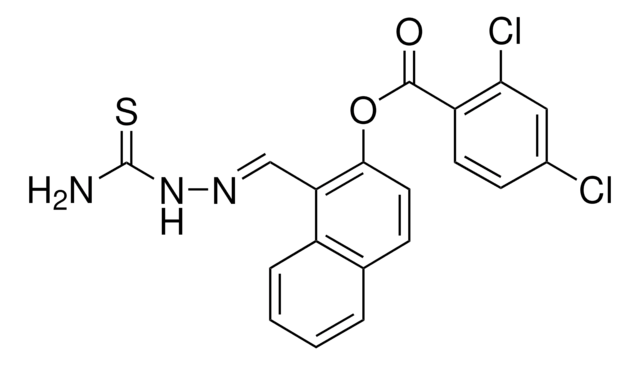 1-(2-(AMINOCARBOTHIOYL)CARBOHYDRAZONOYL)-2-NAPHTHYL 2,4-DICHLOROBENZOATE AldrichCPR