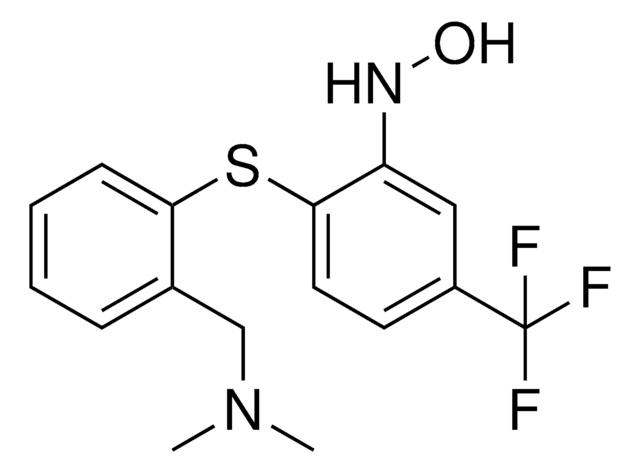 (2-((2-(HYDROXYAMINO)-4-(TRIFLUOROMETHYL)PH)THIO)PHENYL)-N,N-DIMETHYLMETHANAMINE AldrichCPR