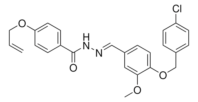 4-(ALLYLOXY)-N'-(4-((4-CHLOROBENZYL)OXY)-3-METHOXYBENZYLIDENE)BENZOHYDRAZIDE AldrichCPR