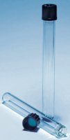Pyrex&#174; glass culture tubes O.D. × L 14&#160;mm × 100&#160;mm, wall thickness 1.5&#160;mm, thread size 13&#160;mm , cap