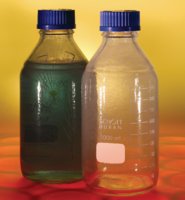 Duran&#174; plastic-coated laboratory bottles capacity 750&#160;mL