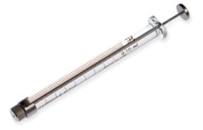 Hamilton&#174; TLC syringe model, 1710 RN, no needle, volume 100&#160;&#956;L