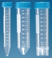 BRAND&#174; PP graduated centrifuge tube, screw cap volume 15&#160;mL, without base, non-sterile