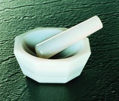 Agate mortar and pestle Standard form, O.D. 95&#160;mm
