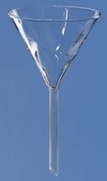 BRAND&#174; funnel short stem, glass short stem, borosilicate glass, diam. 60&#160;mm